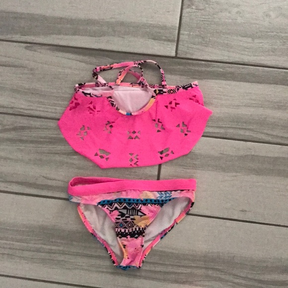 OP Girls Bikini Set Swimwear | XS 4-5 - Picture 1 of 7